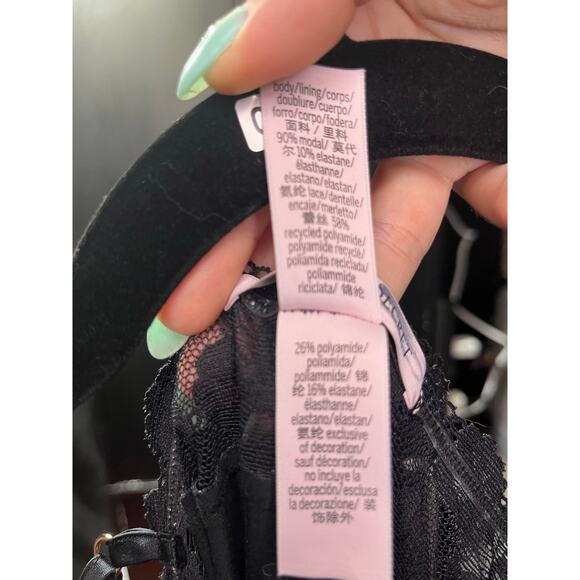 Victoria’s Secret Black‎ Modal Lace Slip Dress - Picture 5 of 6